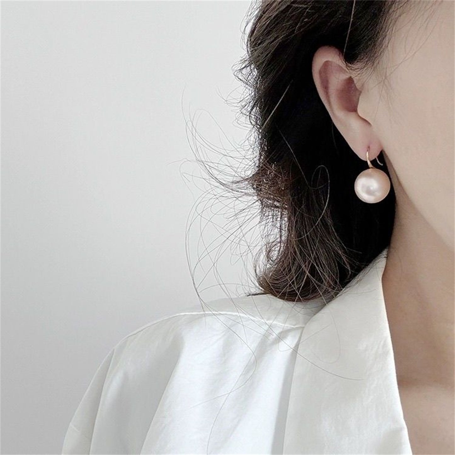 C-shaped Earrings French Retro Style